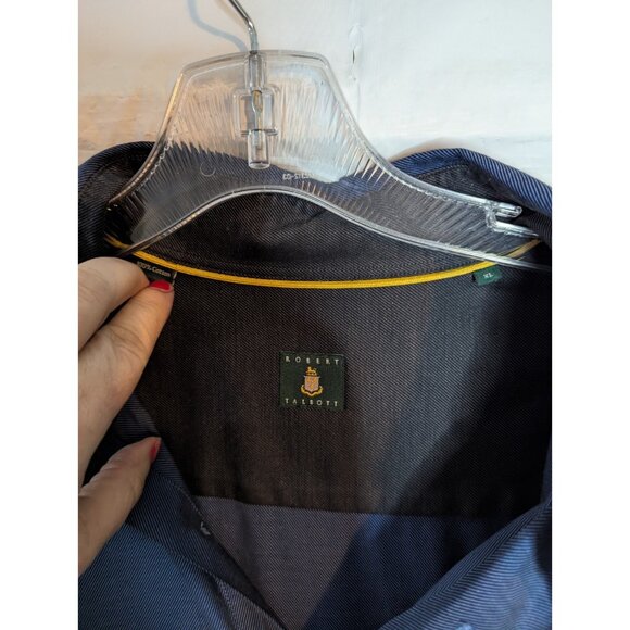 ROBERT TALBOTT Men's Casual 100% Cotton Long Sleeve Button Shirt Sz XL - Picture 5 of 10